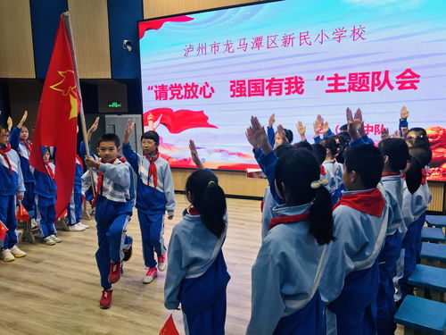 请党放心 强国有我 泸州市龙马潭区新民小学庆祝建队72周年系列活动